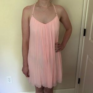 Abercrombie & Fitch peach swing dress